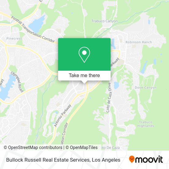 Bullock Russell Real Estate Services map
