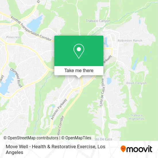 Move Well - Health & Restorative Exercise map