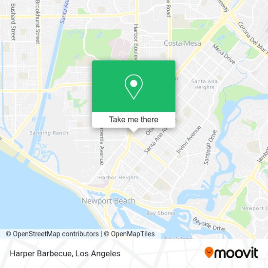 Mapa de Harper Barbecue