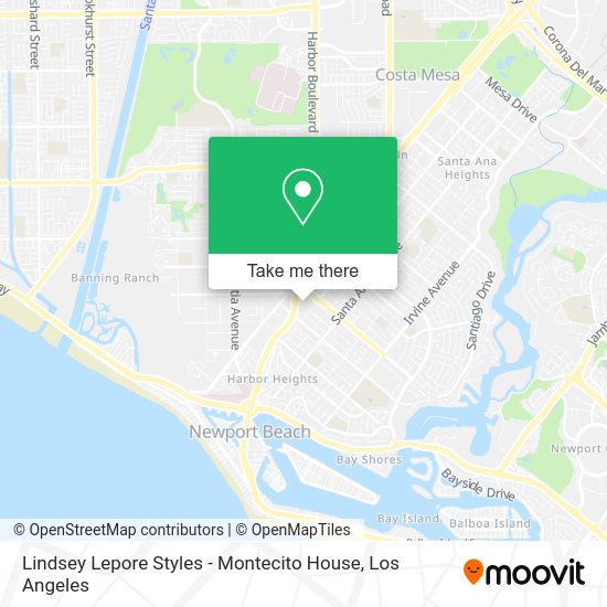 Mapa de Lindsey Lepore Styles - Montecito House