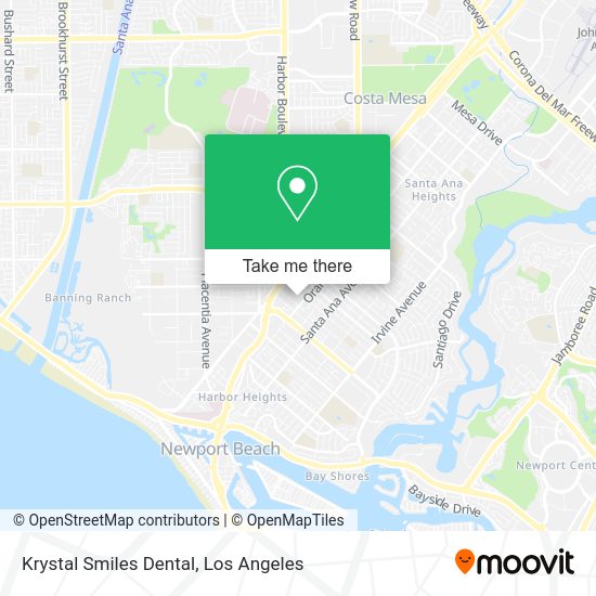 Krystal Smiles Dental map