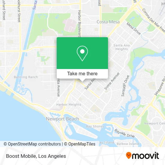 Boost Mobile map