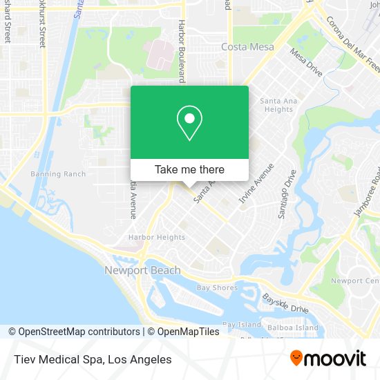 Tiev Medical Spa map