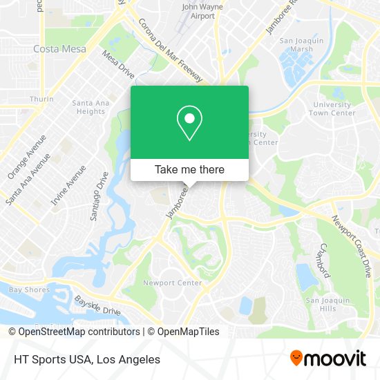 Mapa de HT Sports USA