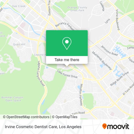 Mapa de Irvine Cosmetic Dentist Care