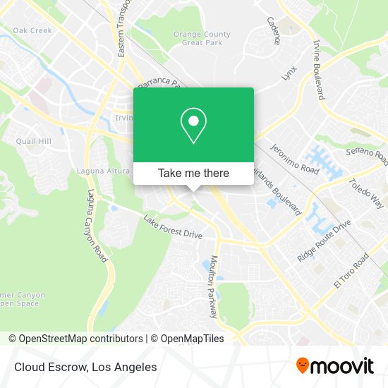 Mapa de Cloud Escrow