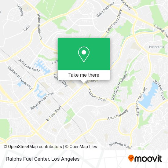 Mapa de Ralphs Fuel Center