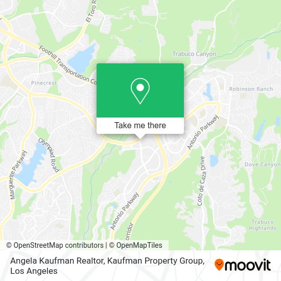 Mapa de Angela Kaufman Realtor, Kaufman Property Group