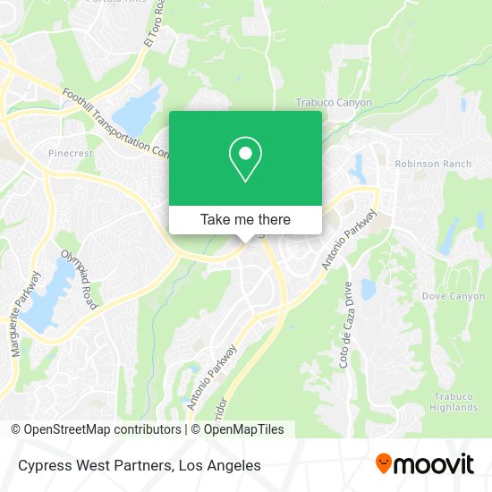 Cypress West Partners map