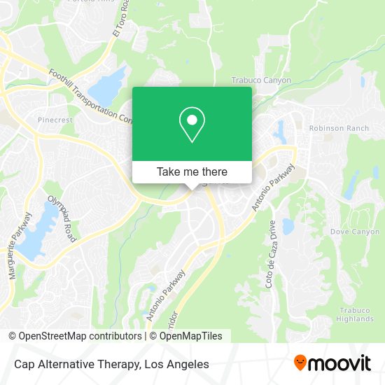 Cap Alternative Therapy map
