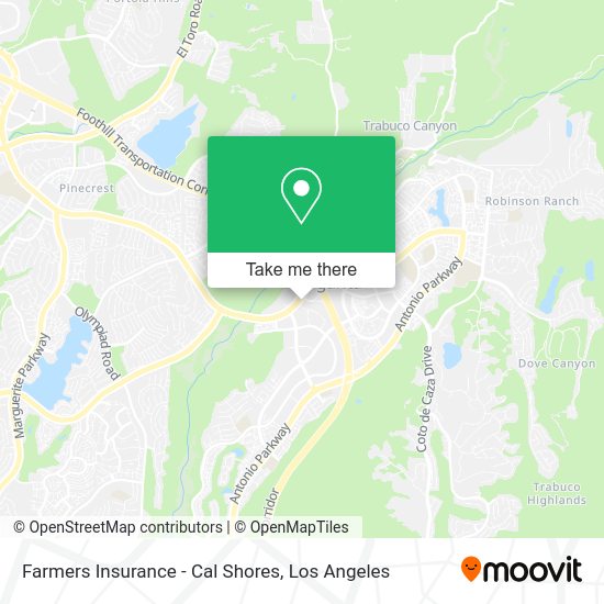 Mapa de Farmers Insurance - Cal Shores
