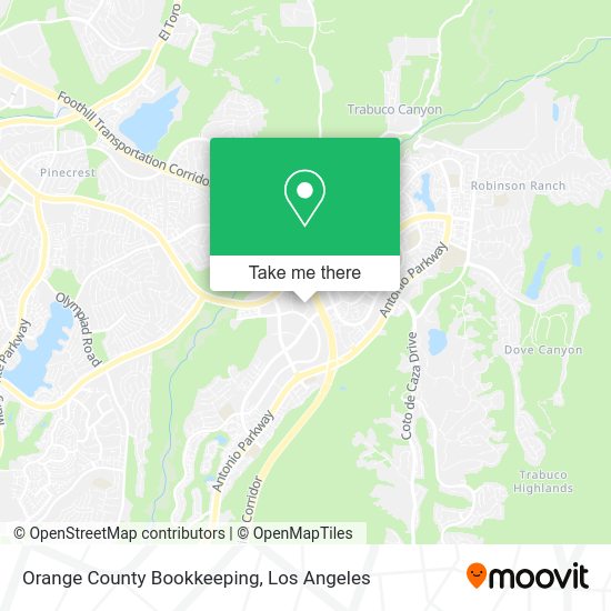 Mapa de Orange County Bookkeeping