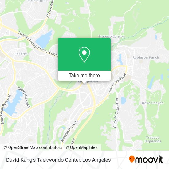 David Kang's Taekwondo Center map