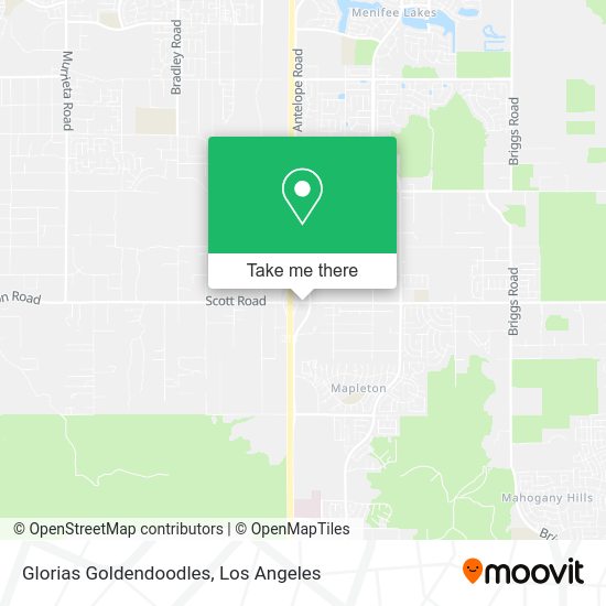 Mapa de Glorias Goldendoodles