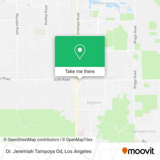 Mapa de Dr. Jeremiah Tampoya Od