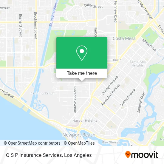 Q S P Insurance Services map