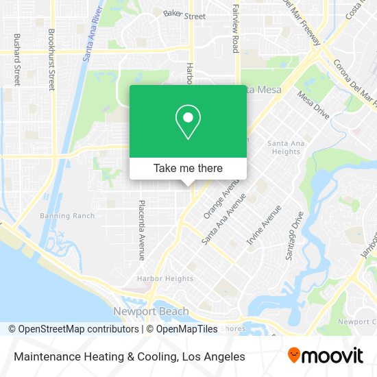 Maintenance Heating & Cooling map