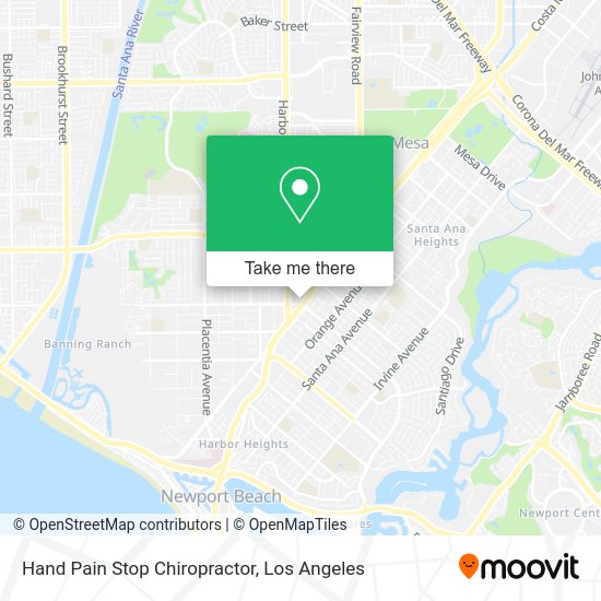 Hand Pain Stop Chiropractor map
