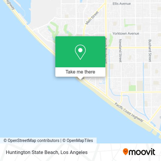Huntington State Beach map