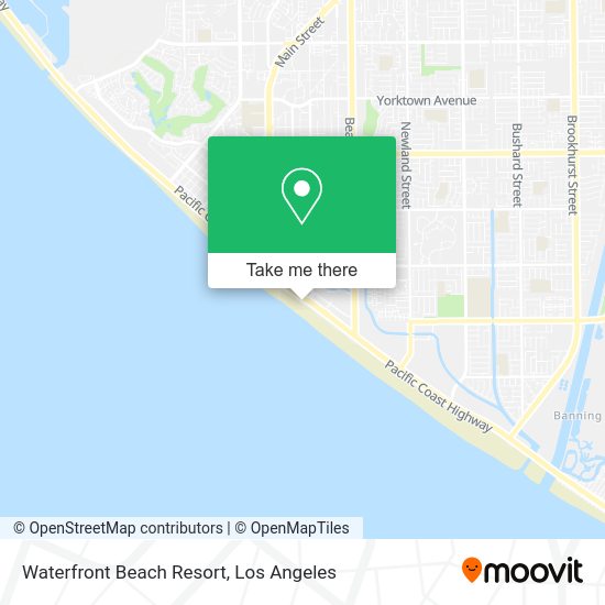 Waterfront Beach Resort map
