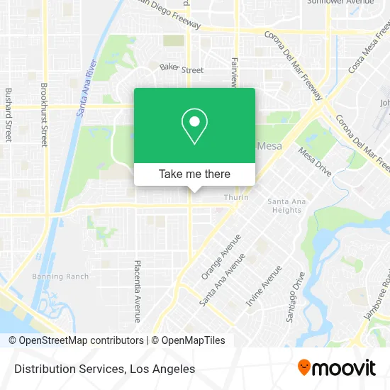 Distribution Services map