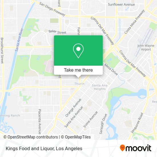 Mapa de Kings Food and Liquor