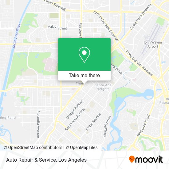 Auto Repair & Service map