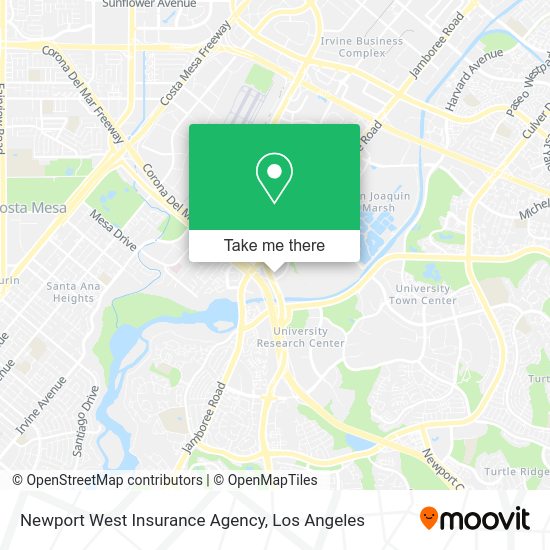 Newport West Insurance Agency map