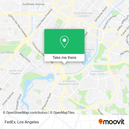 Mapa de FedEx