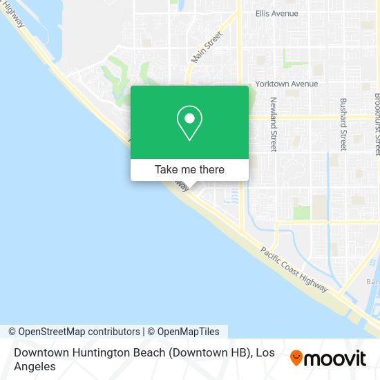 Downtown Huntington Beach (Downtown HB) map