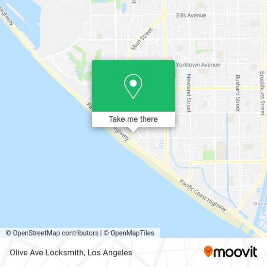 Mapa de Olive Ave Locksmith