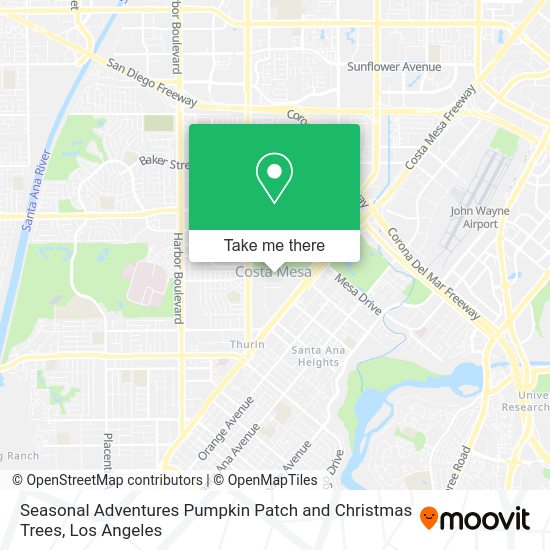 Seasonal Adventures Pumpkin Patch and Christmas Trees map