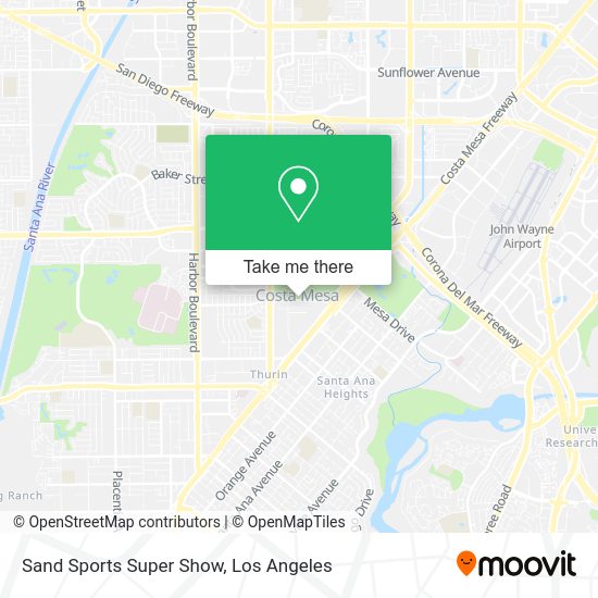 Sand Sports Super Show map