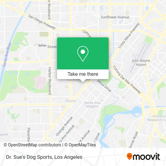 Dr. Sue's Dog Sports map