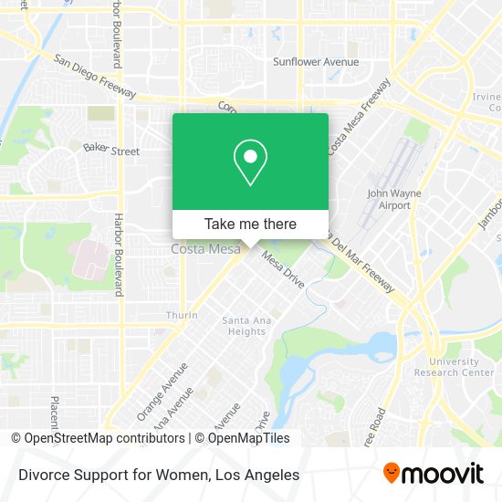 Mapa de Divorce Support for Women