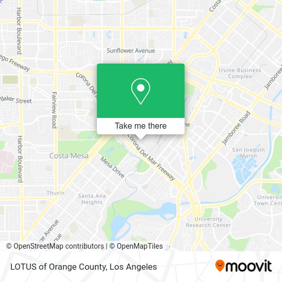 LOTUS of Orange County map