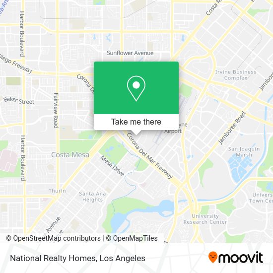 National Realty Homes map