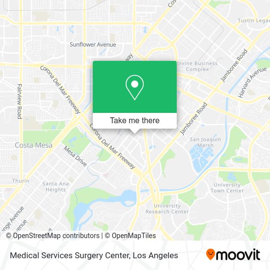Medical Services Surgery Center map