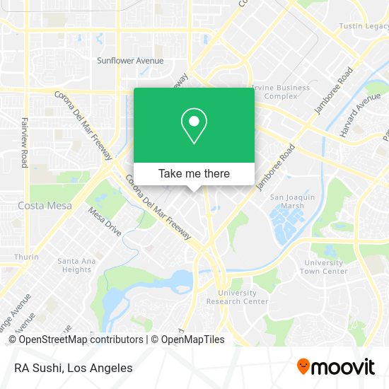 Mapa de RA Sushi