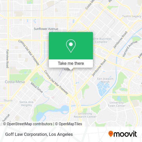 Mapa de Goff Law Corporation