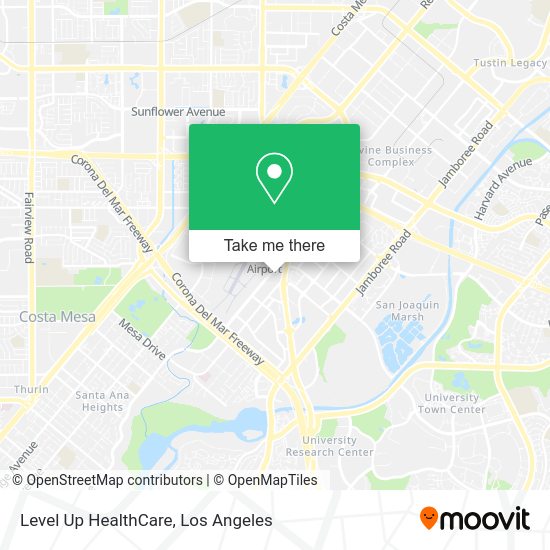 Level Up HealthCare map
