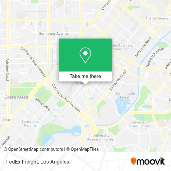 FedEx Freight map