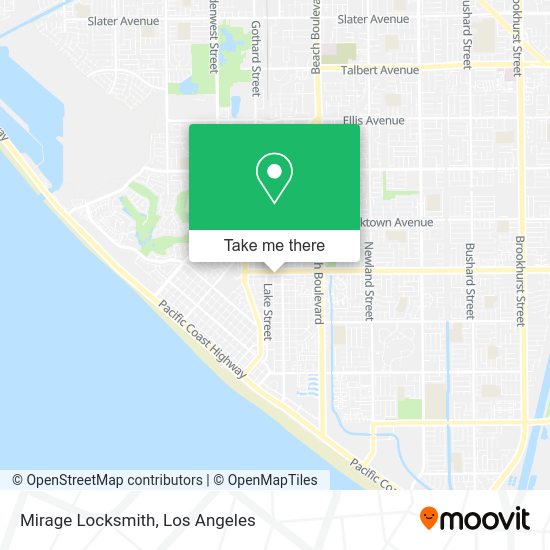 Mirage Locksmith map