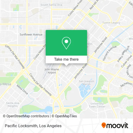 Pacific Locksmith map