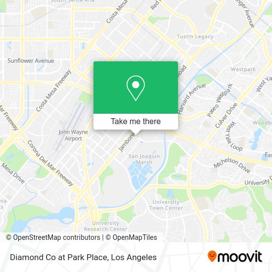 Diamond Co at Park Place map