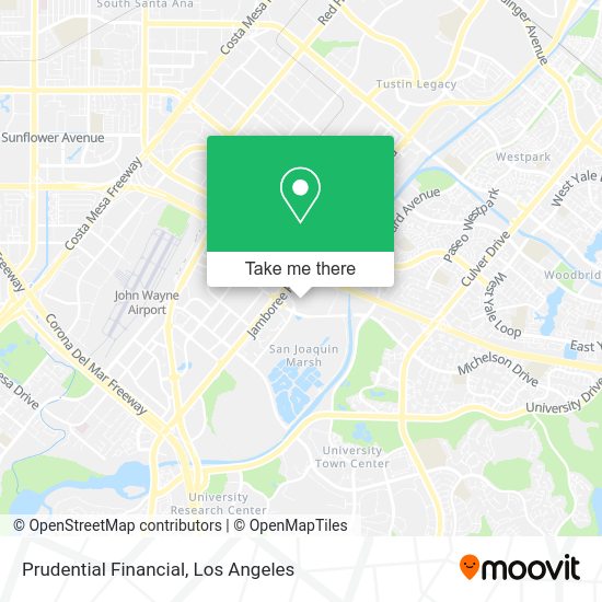 Mapa de Prudential Financial