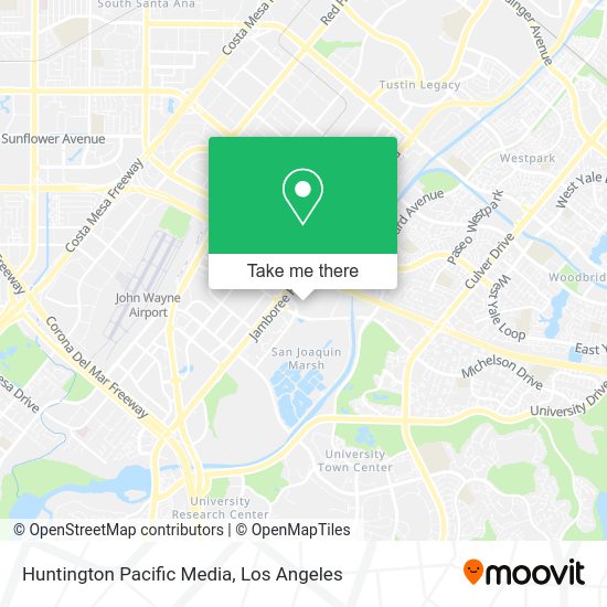 Huntington Pacific Media map