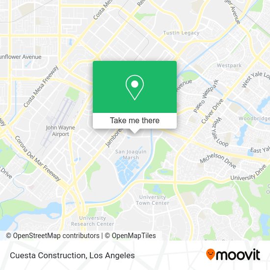 Cuesta Construction map