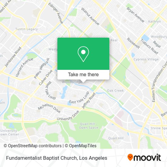 Fundamentalist Baptist Church map