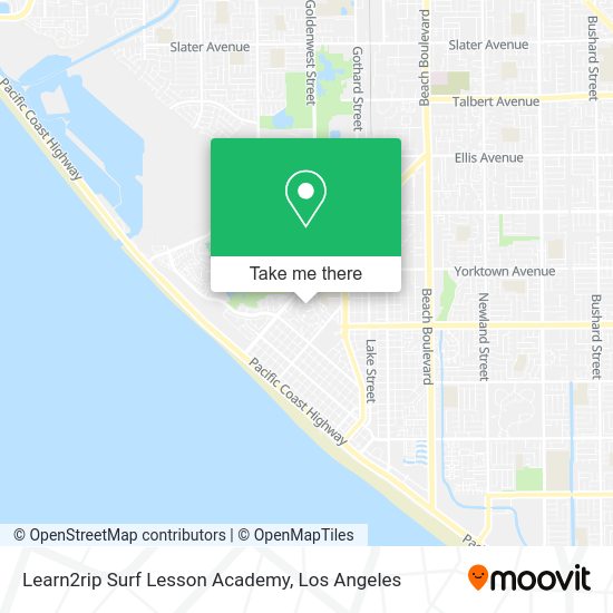 Learn2rip Surf Lesson Academy map